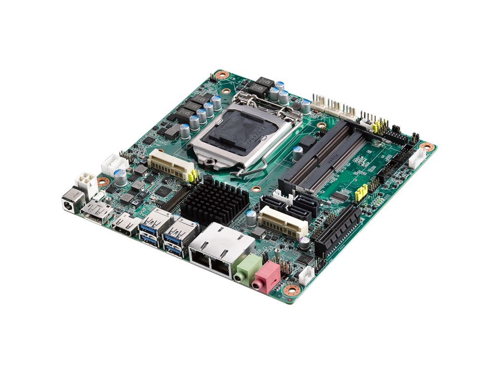 Intel<sup>®</sup> Core™ i7/i5/i3 LGA 1151 Mini-ITX with DP/VGA/HDMI/LVDS , dual GbE, 4 x USB 3.0, 4 x USB 2.0, 1 x F/S Mini PCIe, 1 x H/S MiniPCIe